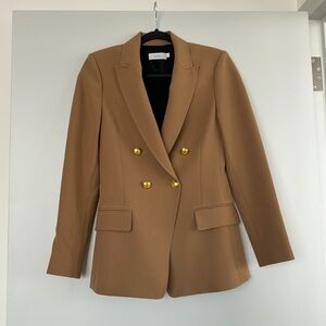 ALC Camel Blazer with Gold Buttons